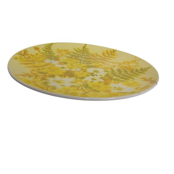 Vintage Mikasa Country Fashions Wild Blossoms Serving Platter Chop Plate - Picture 3 of 7